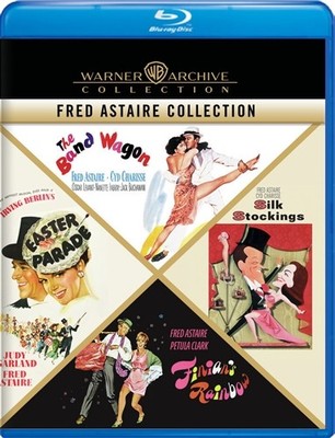 FRED ASTAIRE 4 FILM COLLECTION Blu-ray Easter Band Silk Finian Warner Archive