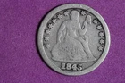 ESTATE FIND 1845 - Liberty Seated Dime!!!   #N08387