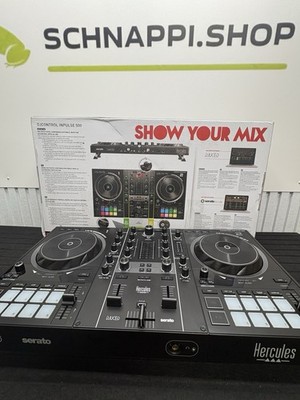 Hercules DJControl Inpulse 500 2-Deck DJ-Controller Serato/DJUCED schwarz