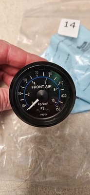 VOD Vision Black Mechanical Air Pressure Gauge 0-150 PSI 12V 0-10 kp/cm2 Boost