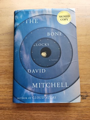 SIGNED David Mitchell THE BONE CLOCKS 1st Edition 2014