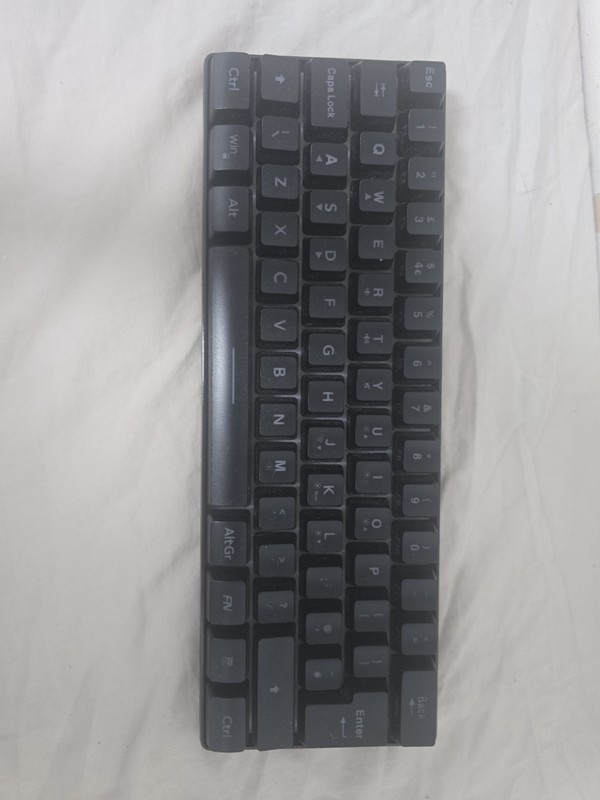 RGB Mechanical Gaming Keyboard 60% Black (WASD are temperamental)