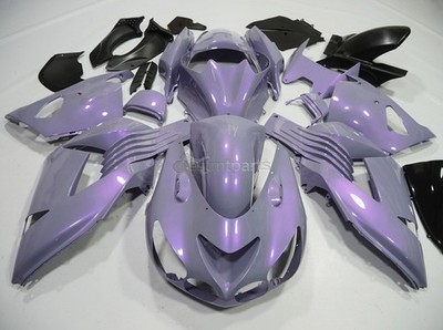 Gray Purple Chameleon Fairing Kit for Kawasaki Ninja ZX14R 2006-2011 ZZR1400