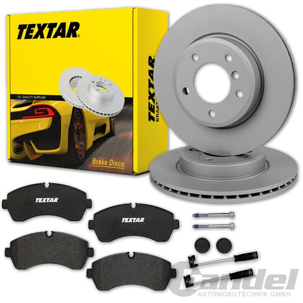 Textar Bremsscheiben 300Mm + BelÄGe Vorne Passend FüR Mercedes Sprinter 907 910-image