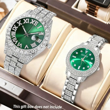 Luxury Quartz Couple Watch Set  Elegant Fashion Accessory for Gifting