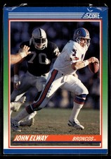 John Elway 1990 Score 100 Hottest C Card #10