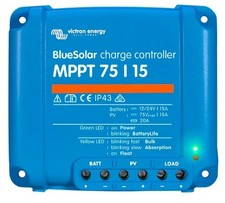 Victron Energy BlueSolar MPPT 75/15 Charge Controller - Blue SCC010015050R 
