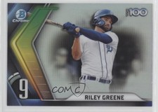 2022 Bowman Chrome Bowman Scouts Top 100 Riley Greene #BTP-9 17yt