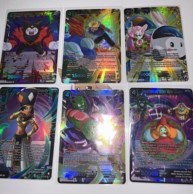 Dragon Ball Super- Three Glorious Fighters SR Lot
