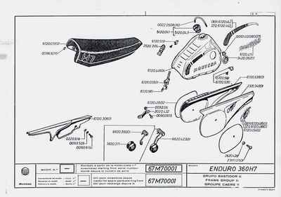 MONTESA ENDURO KETTENSPANNER OEM H6 BRANDNEU MONTESA ENDURO 250 H7