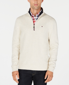 Tommy Hilfiger Men's Winston Mock-Neck Sweater White XXL 715676534642 | eBay