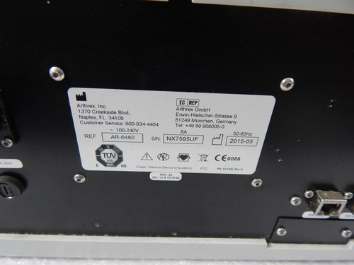 ARTHREX DUAL WAVE PUMP AR-6480 S/N 5UF - Bild 5 von 13