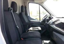 Passgenaue Sitzbezüge Schwarz Polyester Hochwertig OVP für Ford Transit ab 2012