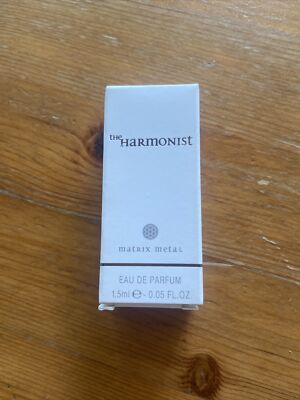 BNIB THE HARMONIST Matrix Metal eau de parfum 1.5 ml .05 oz sample spray mini