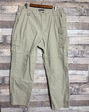 5.11 Tactical Ripstop Cargo Pants Mens 38x32 Beige Professional Casual