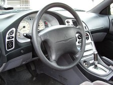 For Mitsubishi Mirage 1993-1996 Abs Brushed Aluminum Set Interior Dash Trim Kit