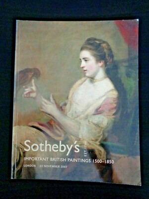 Sotheby's Auction 2007 Catalog 7123Paintings Copley John Glover Linnell Zoffany 