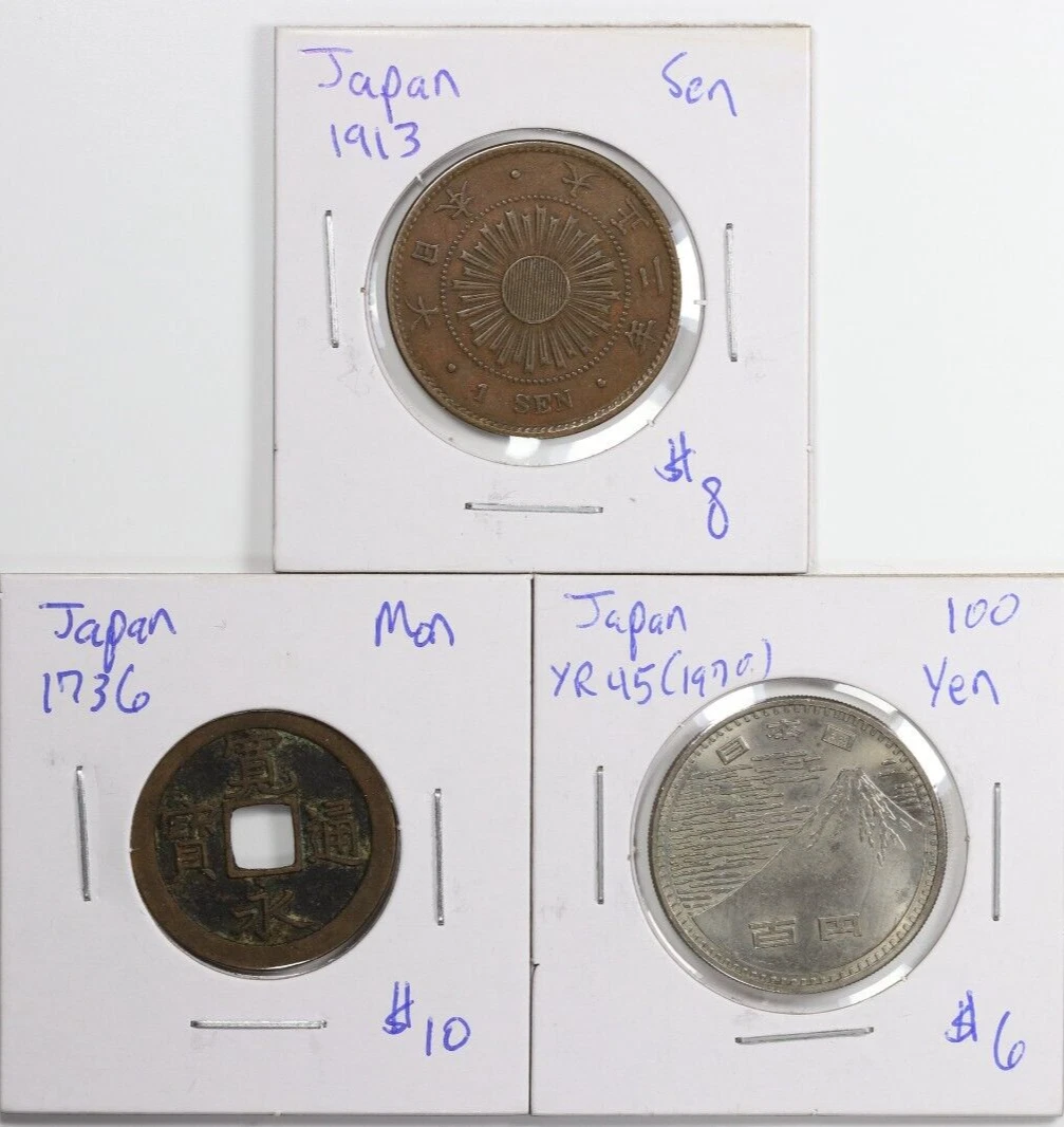 1913 Year Japanese Coins for sale | eBay