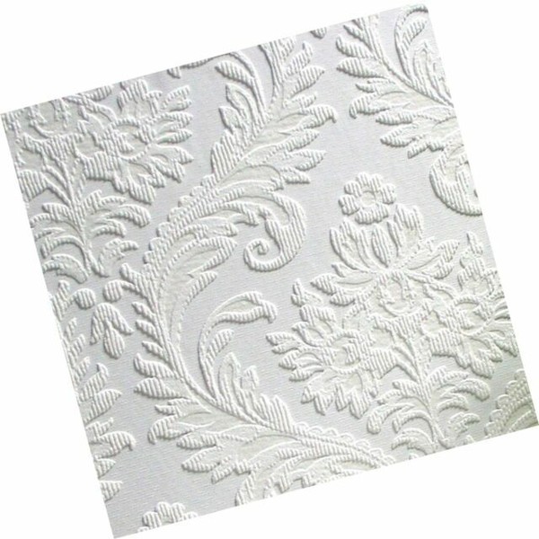 RD80027 Anaglypta Paintable Large Traditional Damask Wallpaper 21inch