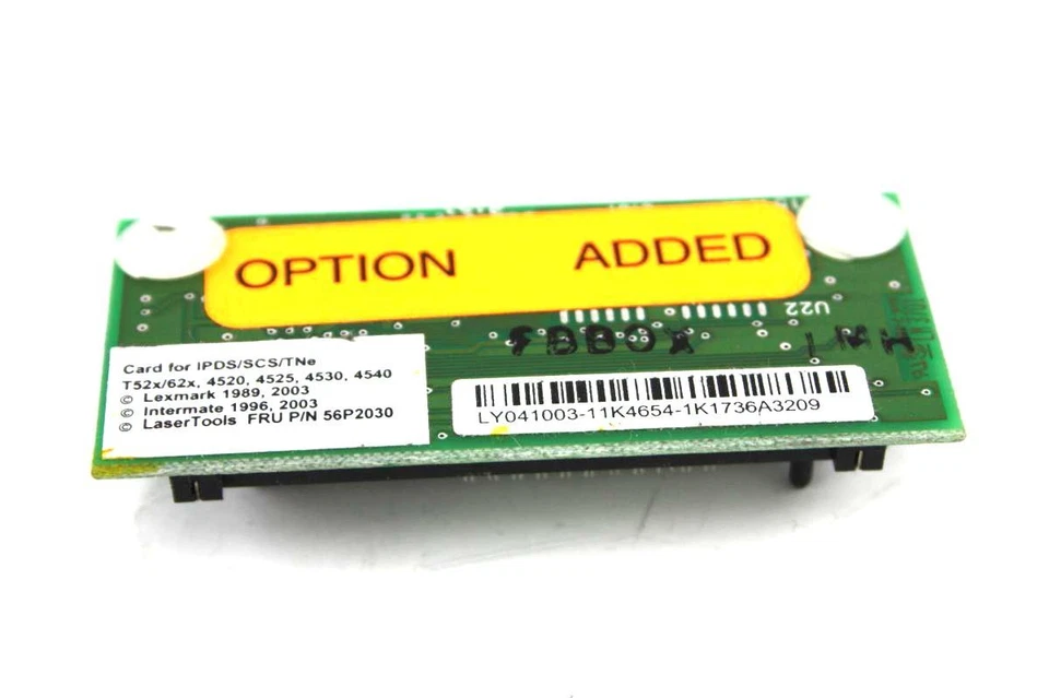 Genuine Lexmark T52x T62x 4520 4525 4530 4540 Card For IPDS / SCS / TNE  56P2030 - Image 2 of 3