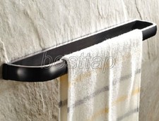 Oil Rubbed Bronze Wall Mounted Single Towel Rail Bar Bathroom Accessory sba192
