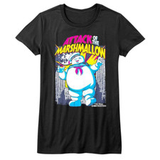 Ghostbusters Attack of the Marshmallow Man Women's T Shirt