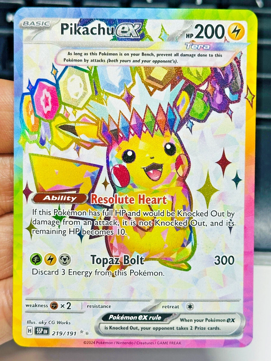 Pikachu Ex Pokémon TCG Cards for sale | eBay
