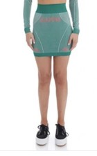 Kappa 32173GW Women's Green Polyester Blend Athletic Skin Fit Skirt Size Small