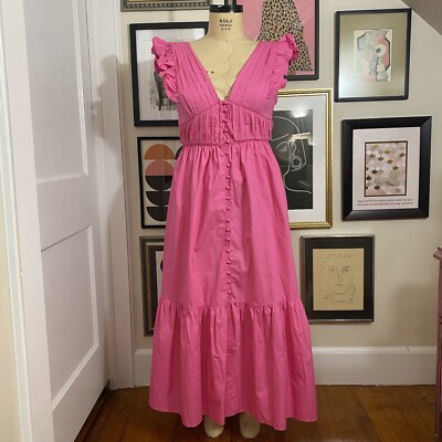 pink ruffle dress revolve Pink Ruffle Dress Revolve