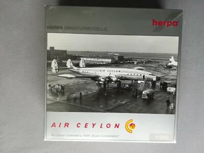 Herpa  552134 1:200 Air Ceylon Lockheed L-1049 ''Super Constellation''