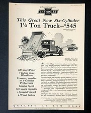 1929 Chevrolet Truck Advertisement Chevy Business Dump Truck Trade Vtg Print Ad 1929 Chevrolet Truck Advertisement Chevy Business Dump Truck Trade Vtg Print Ad