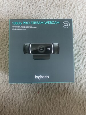 ''New Sealed'' Logitech 1080p Pro Stream Webcam SAME DAY SHIPPING