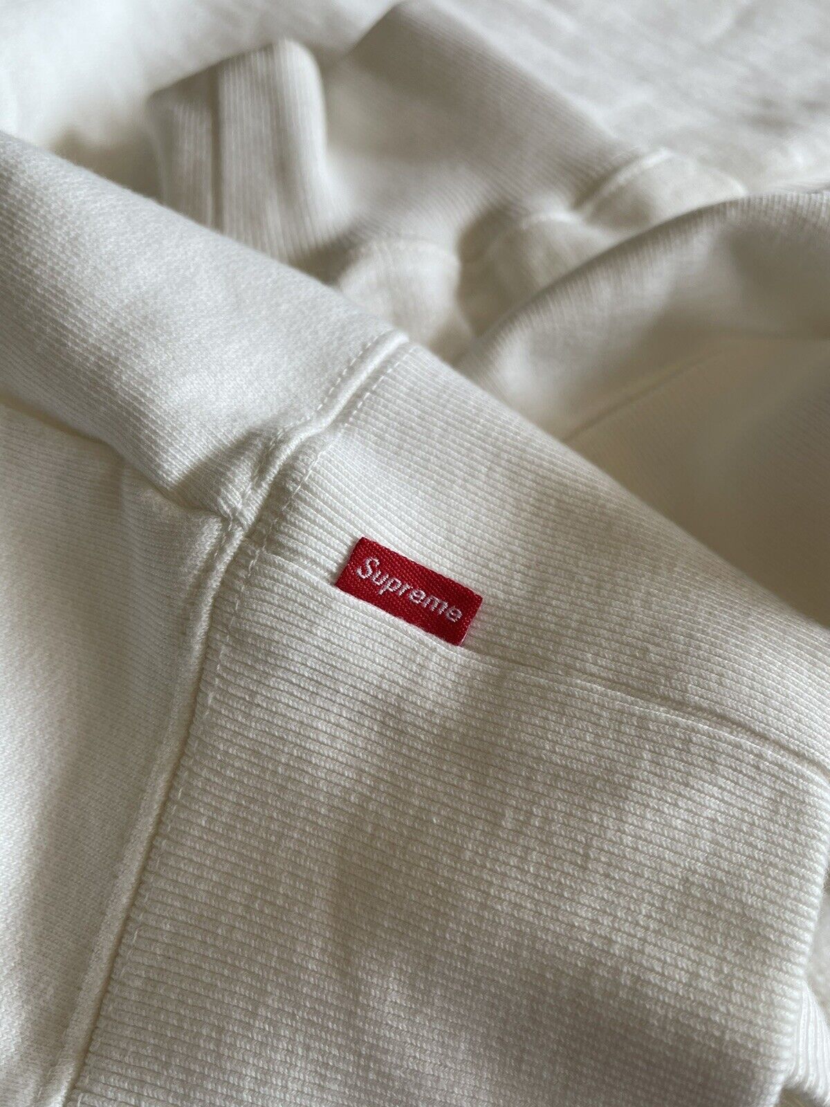Supreme CDG Split Box Logo Hooded Sweatshirt Whit… - image 7