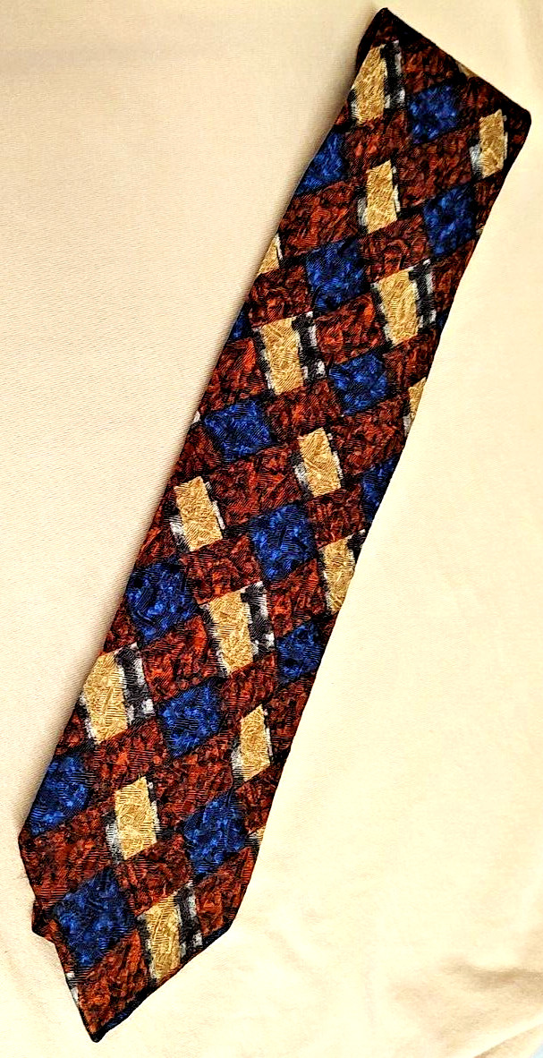 ZEGNA Man's Tie Triangular and Rectangular patter… - image 3