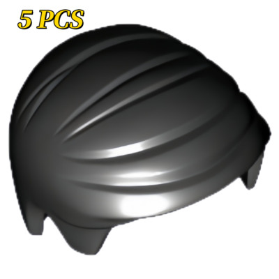 5 PCS LEGO PARTS Minifigure Hair 99930 Black