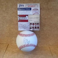 ALEX RAMIREZ METS SIGNATURE DEBUT SIGNED AUTO M.L. BASEBALL JSA SD140127