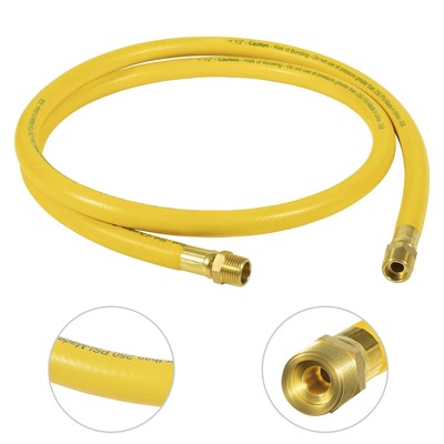 DXCM012-0226 Air Hose 1/2 Inch x 6 Feet Hybrid Lead-In Hose,1/2â NPT solid-bras