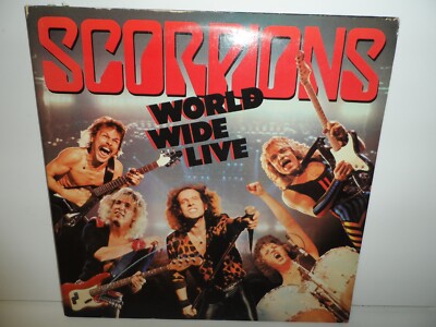 SCORPIONS World Wide Live 1985 2 LP Vinyl Record Mercury Polygram Records