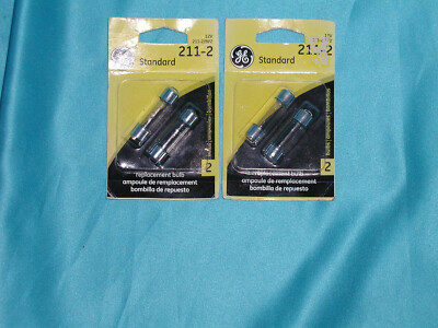 GE 2112BP2 Replacement Bulbs 12V 2Pk Two Cartons  Factory New Great WOW SALE 