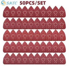50PCS Mouse Detail Sanding Pads 60-220 Grit for Black+Decker Sander Sandpaper