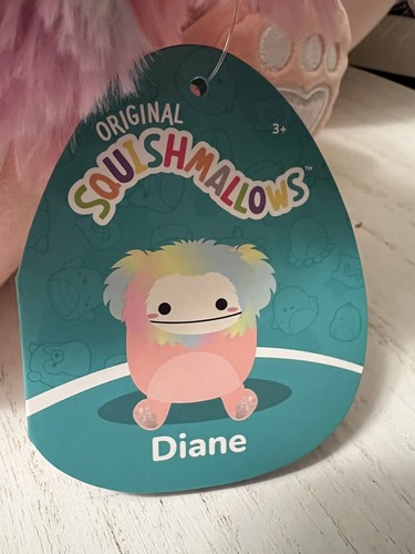 3 Squishmallows Diane the Bigfoot 12 inch AND 8 inch AND 5 inch Yeti NEW Tags - Picture 5 of 5