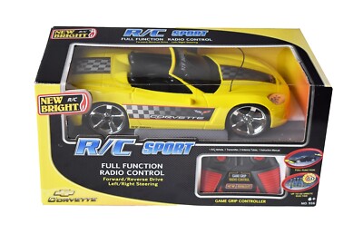New Bright R/C Sport Corvette Full Function Game Grip Radio Control Toy Car NEW