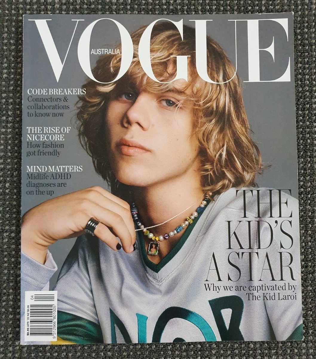 女性情報誌 Vogue Australia Magazine April 2022 🔶️RARE VOGUE AUSTRALIA MAGAZINE APRIL 2022 THE KID LAROI