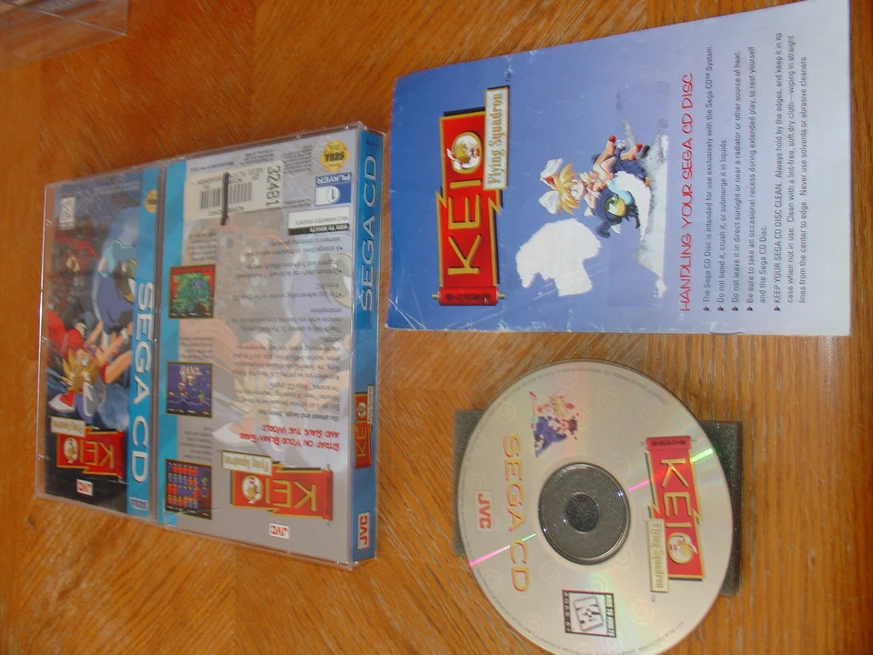 Keio Flying Squadron - CD Sega Completo en Caja CIB Auténtico Probado Foto 4 de 4