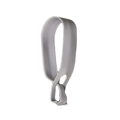 Ganci pinze anelli per tende pinzetta tenda 6 clip oro o bianco gancio tendine - Immagine 3 di 4