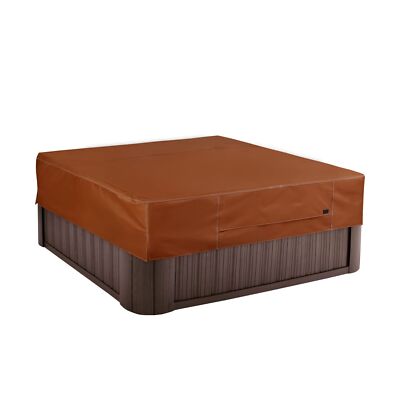 NettyPro Hot Tub Cover Protector 86 x 86 inch Waterproof Outdoor SPA Cover Ca...