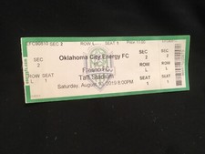 = OKLAHOMA CITY ENERGY FC SOCCER AUGUST  10, 2019 USED TICKET