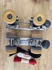 Douglas Snyder custom roller skate plates With Vanguard Wheels