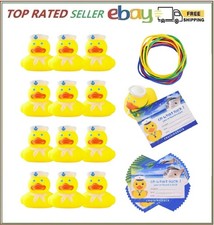 36 Pack Duck Tag Cruise Kits Rubber Ducks Tags  Bands for Parties  Decor