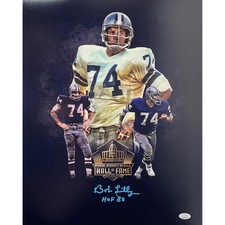 Bob Lilly Autograph 16x20 Photo Dallas Cowboys HOF Signed JSA COA 4